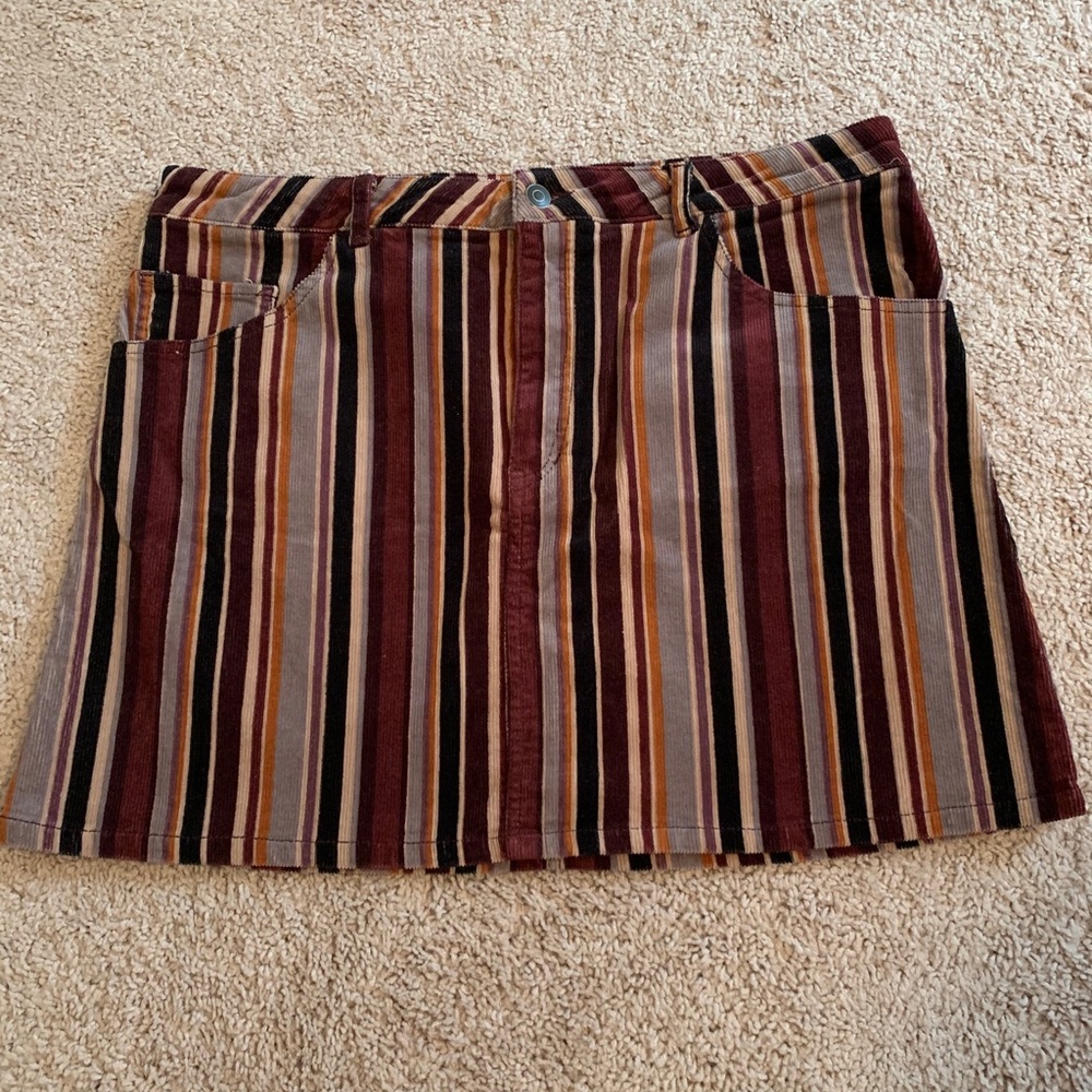 Wild Fable corduroy striped skirt!